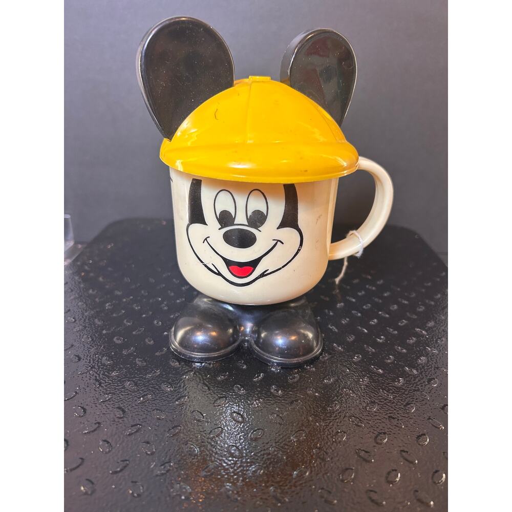 Mickey Mouse mug - vintage 1980s plastic